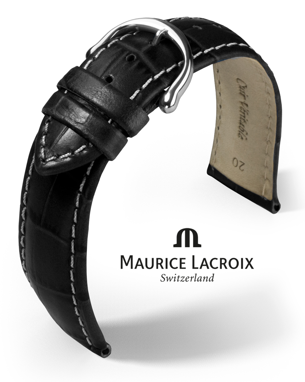 2730 Maurice Lacroix - Louisiana-Kroko Imitat gepolstert